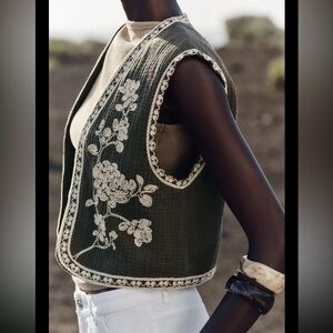 EMBROIDERED VEST